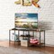 Rustic Brown Farmhouse TV Stand with Charging Station - 45" Media Console for TVs up to 50 Inches, Power Outlets, USB Ports & Storage Shelves, Multi-Functional Furniture for Living Room/Bedroom